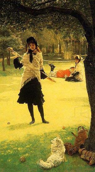 James Tissot Croquet china oil painting image